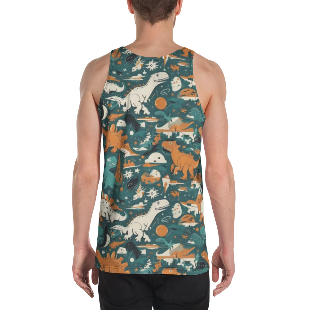Cretaceous Carnival on Men's Tank Top — Back