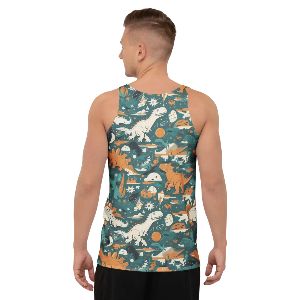 Cretaceous Carnival on Men's Tank Top — Back