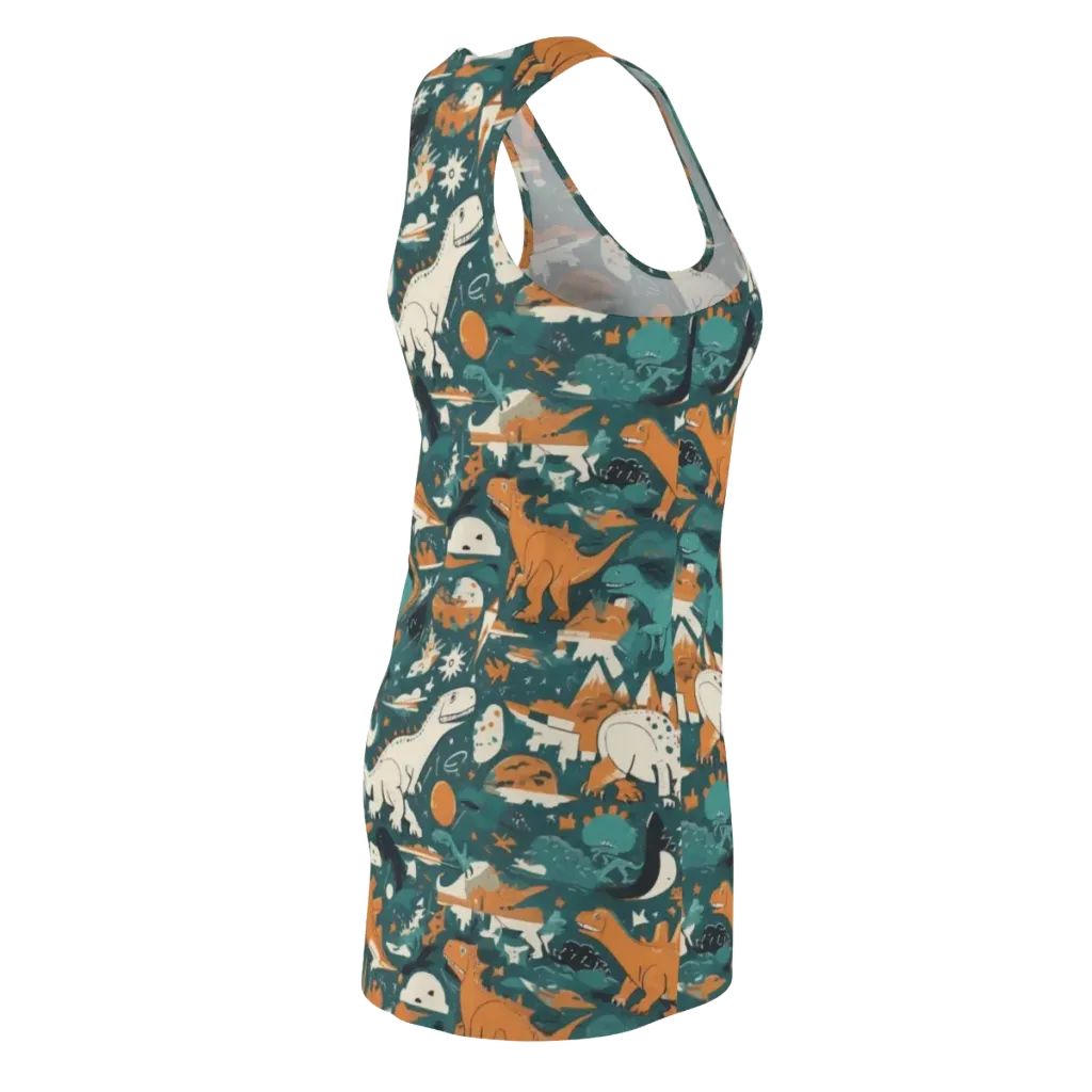 Cretaceous Carnival on Racerback Dress — Back Side