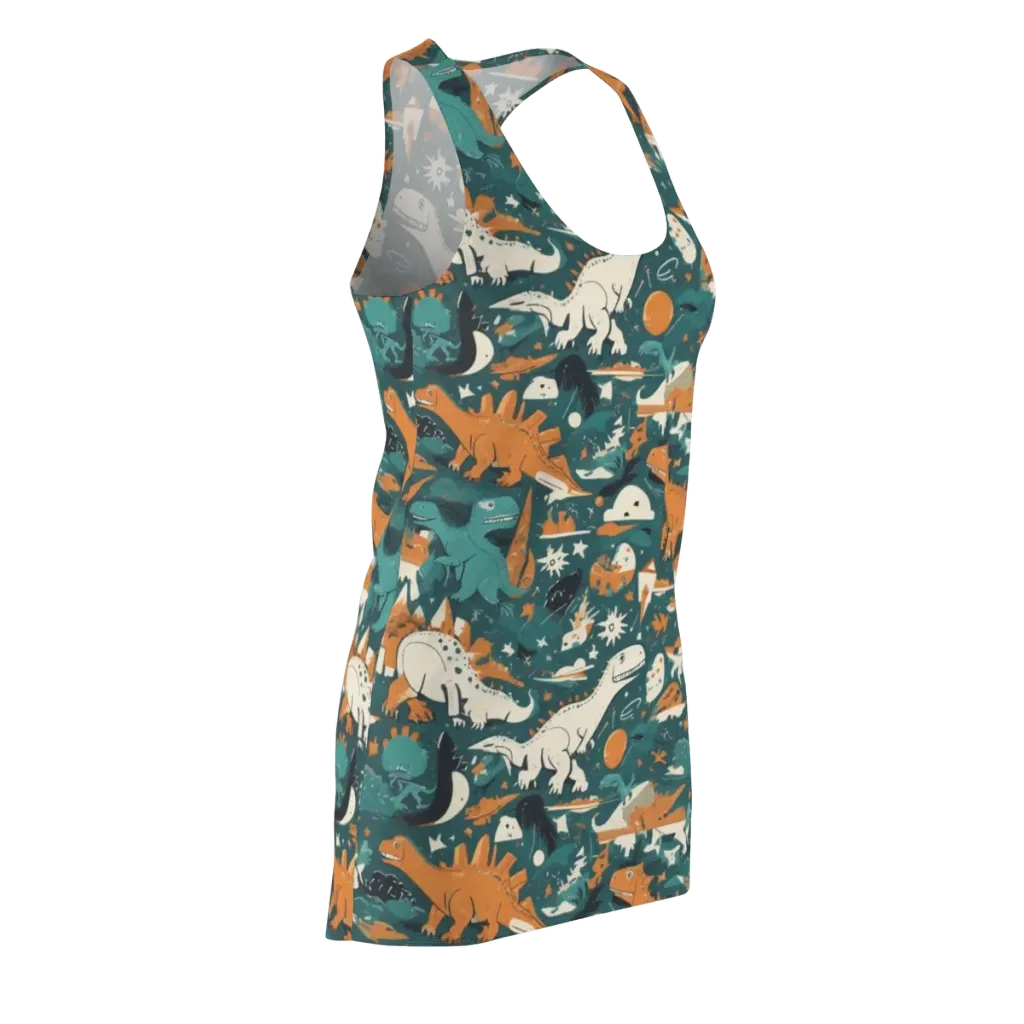 Cretaceous Carnival on Racerback Dress — Front Side