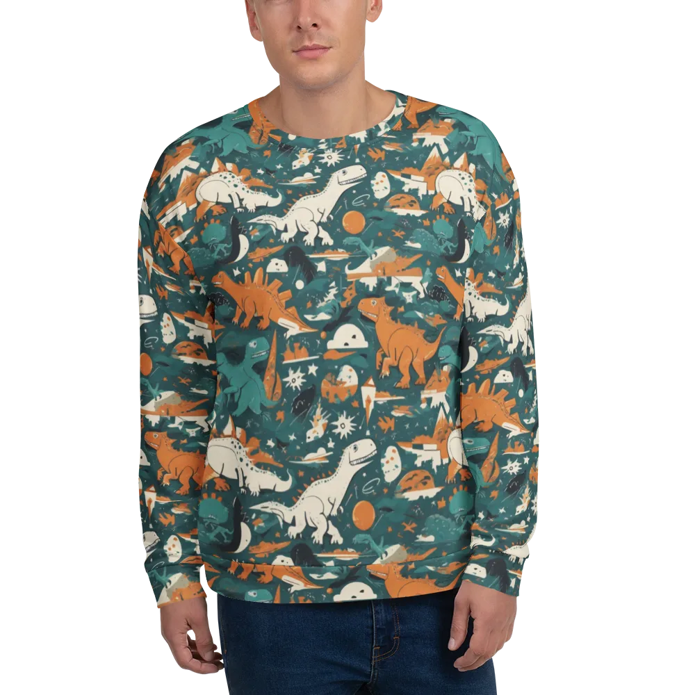 Cretaceous Carnival on Sweatshirt — Front