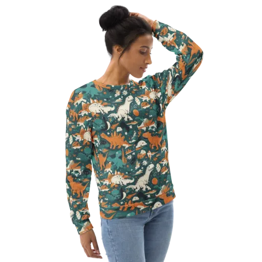 Cretaceous Carnival on a Sweatshirt