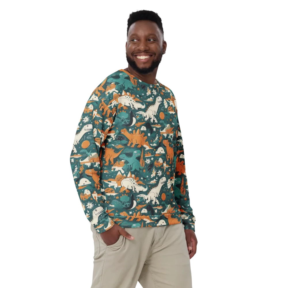 Cretaceous Carnival on Sweatshirt — Front