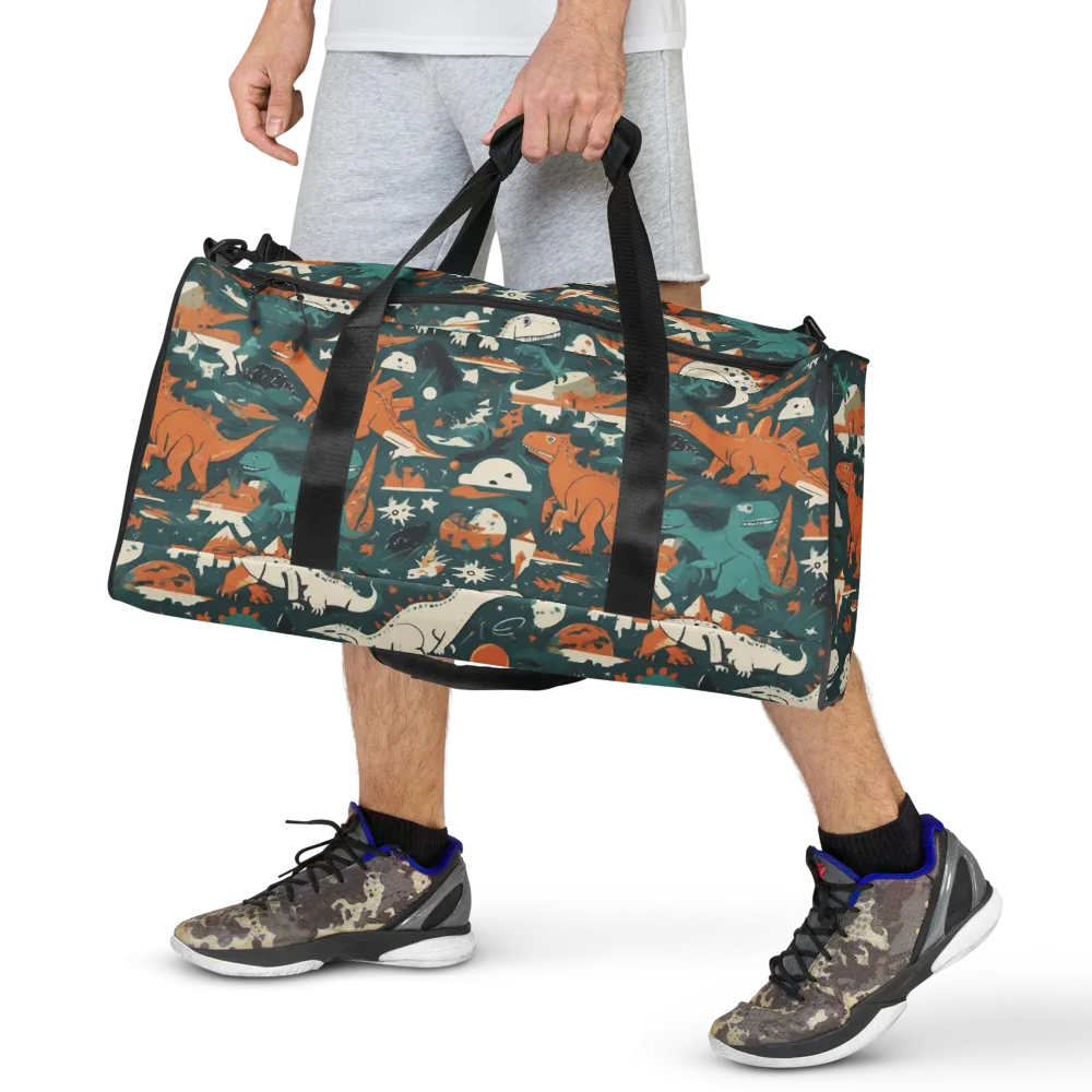 Cretaceous Carnival on Duffle Bag — Front