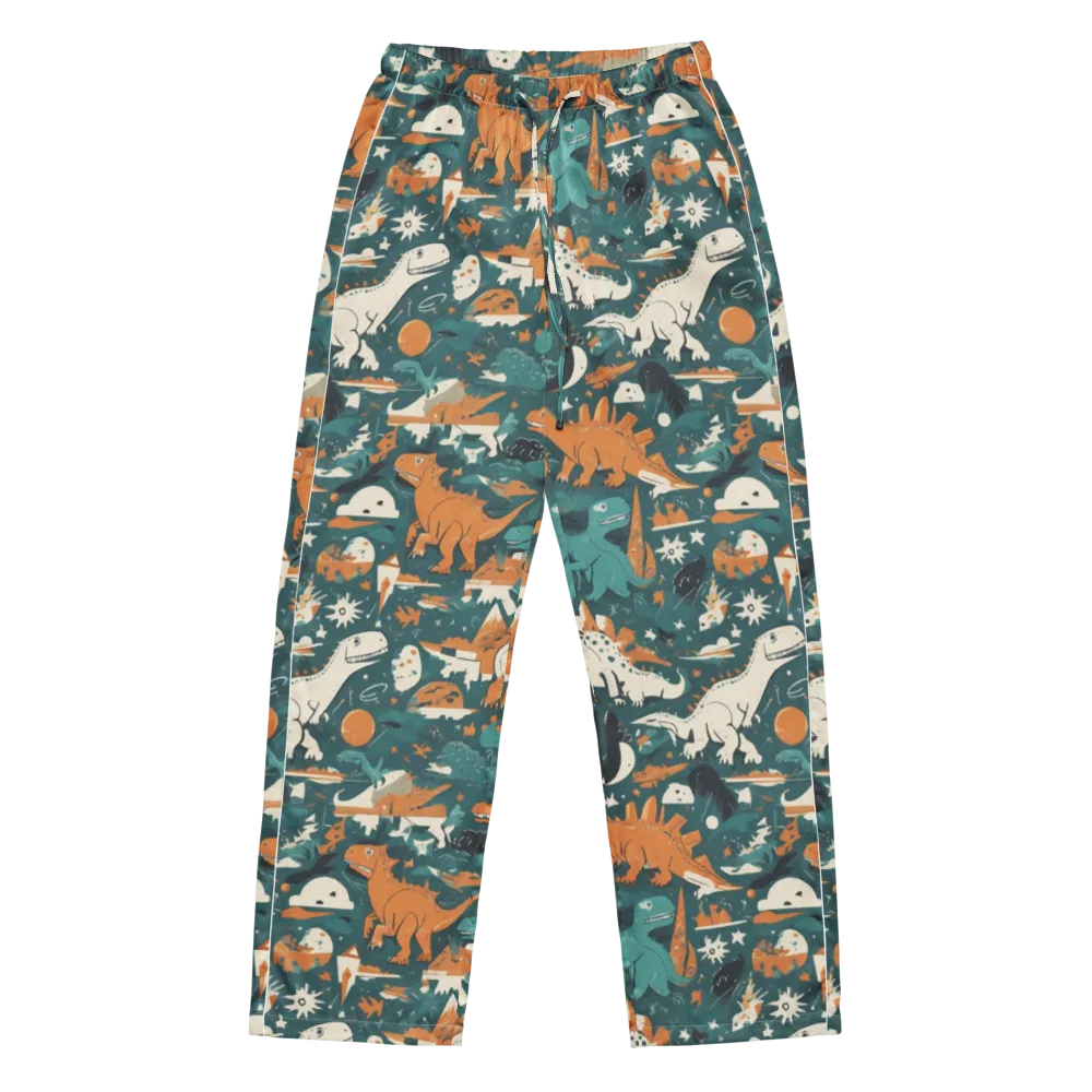 Cretaceous Carnival on Women's Pajama Pants — Front