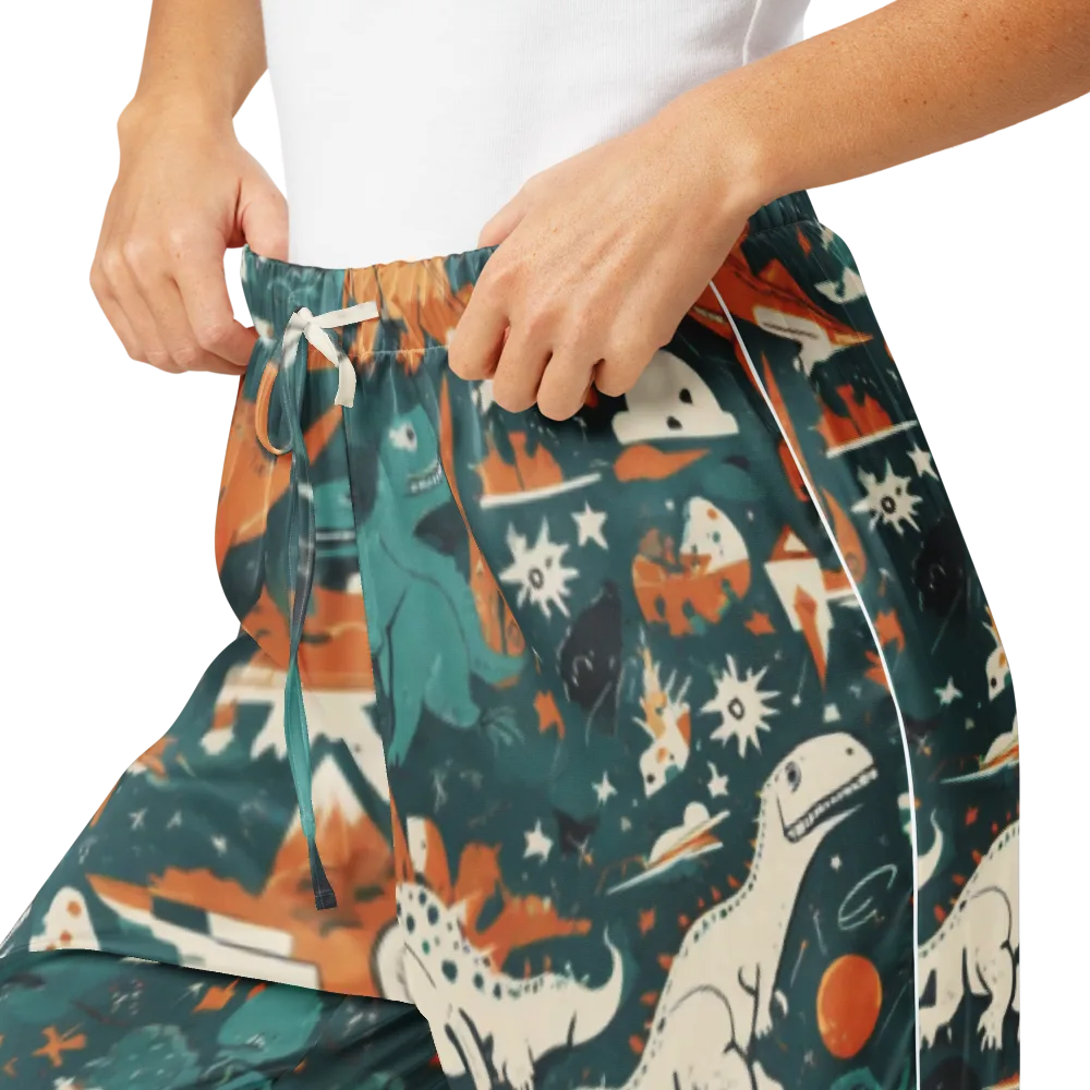 Cretaceous Carnival on Women's Pajama Pants — Product details