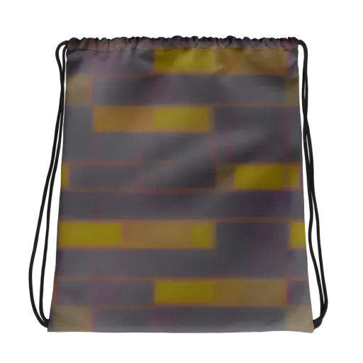 Dusky Mosaic on a Drawstring Bag