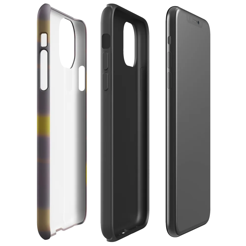 Dusky Mosaic on Tough Case for iPhone® — Right