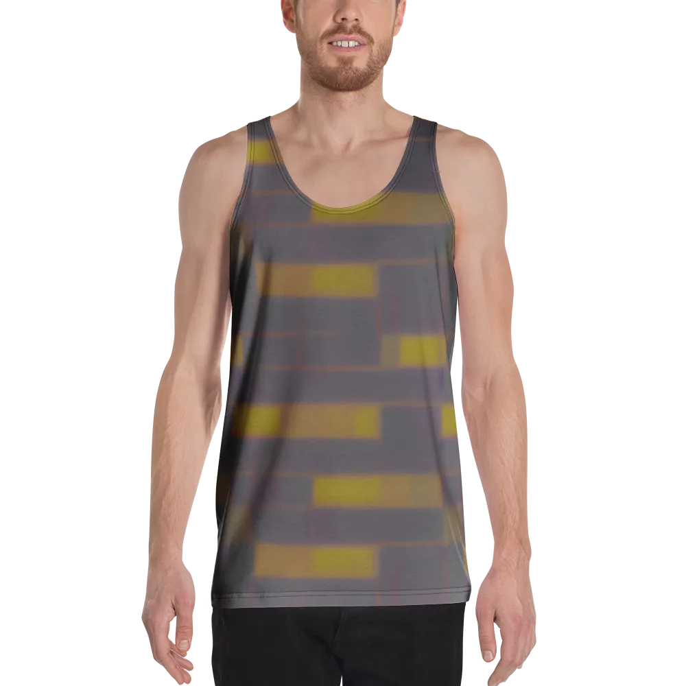 Dusky Mosaic on Men's Tank Top — Front