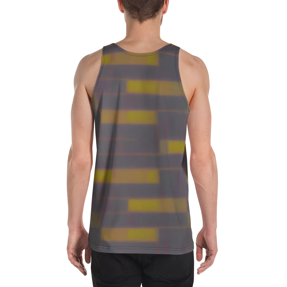 Dusky Mosaic on Men's Tank Top — Back