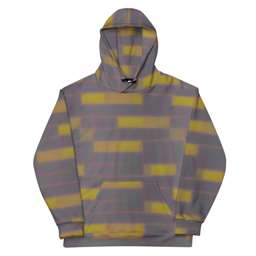 Dusky Mosaic on Cotton Hoodie — Front