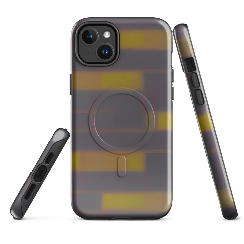 Dusky Mosaic on MagSafe Tough Case for iPhone® — Front