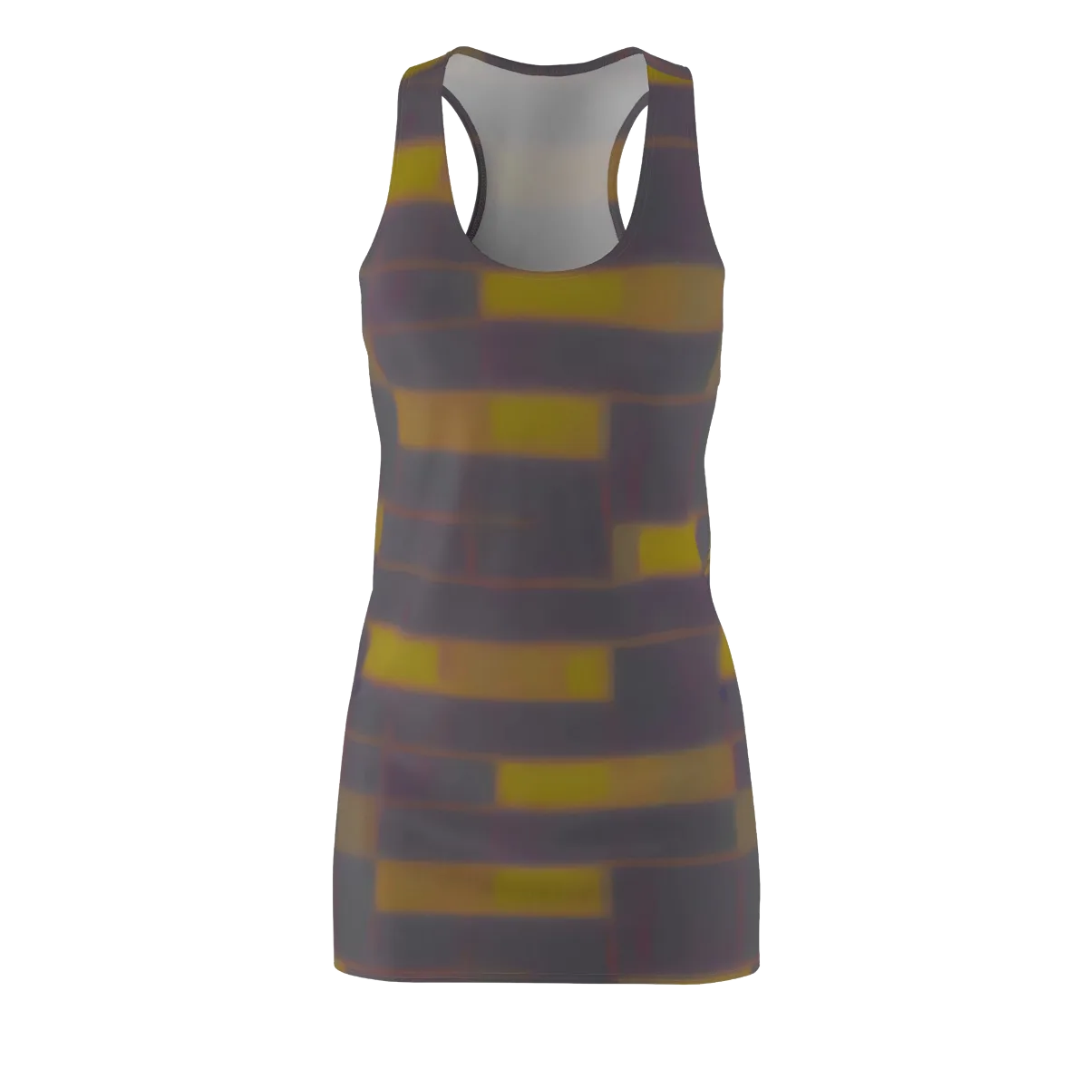 Dusky Mosaic on Racerback Dress — Front