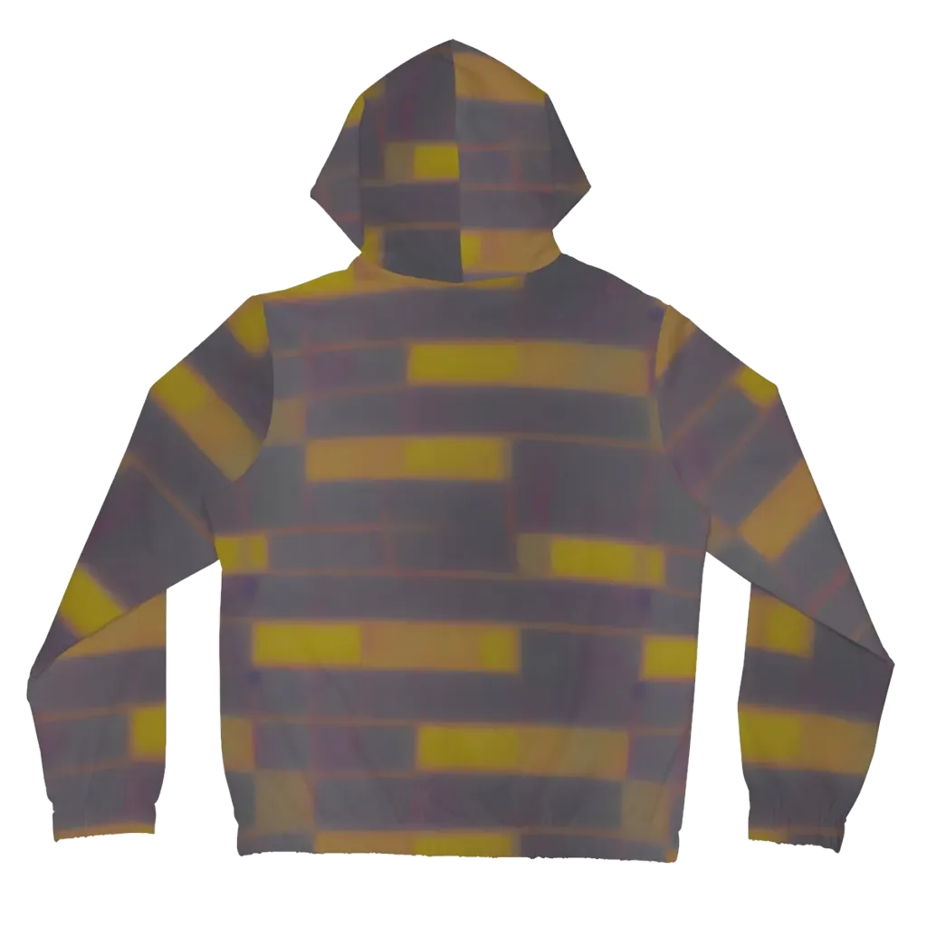 Dusky Mosaic on Women's Full-Zip Hoodie — Back