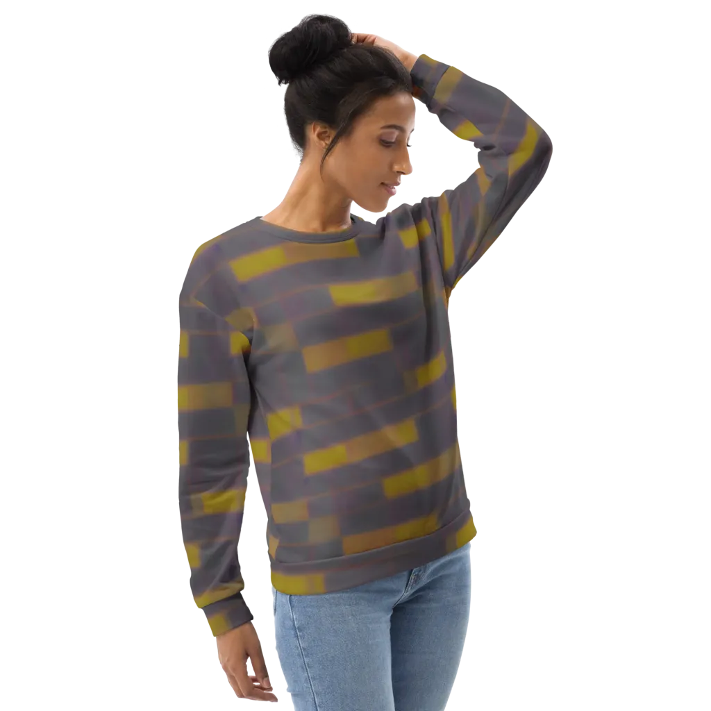 Dusky Mosaic on Sweatshirt — Right Front