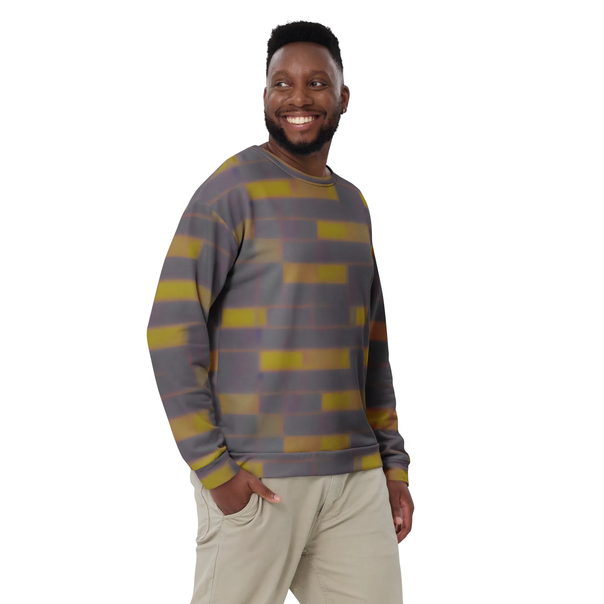 Dusky Mosaic on Sweatshirt — Front