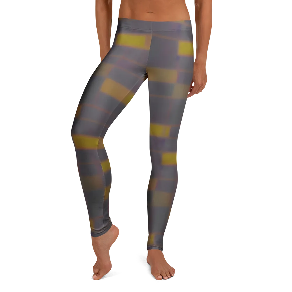 Dusky Mosaic on Leggings — Front