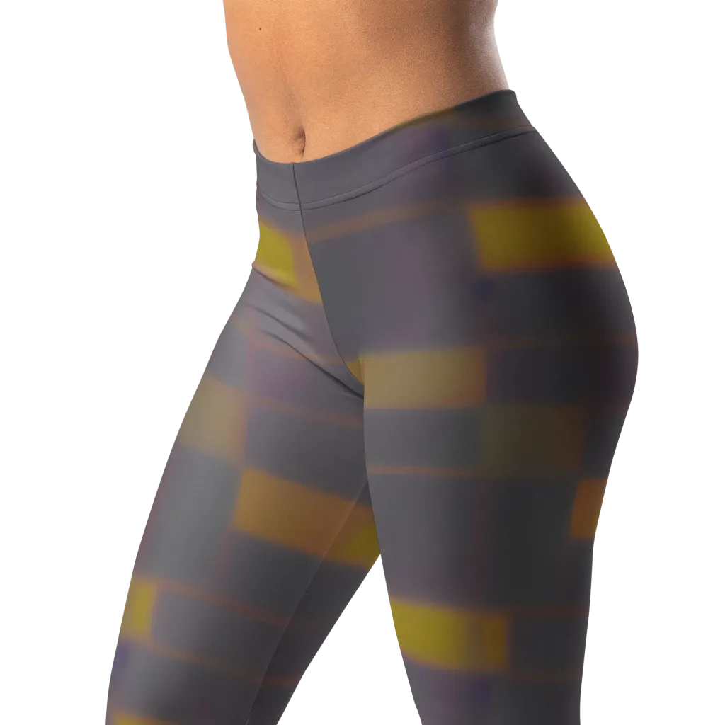 Dusky Mosaic on Leggings — Left Front