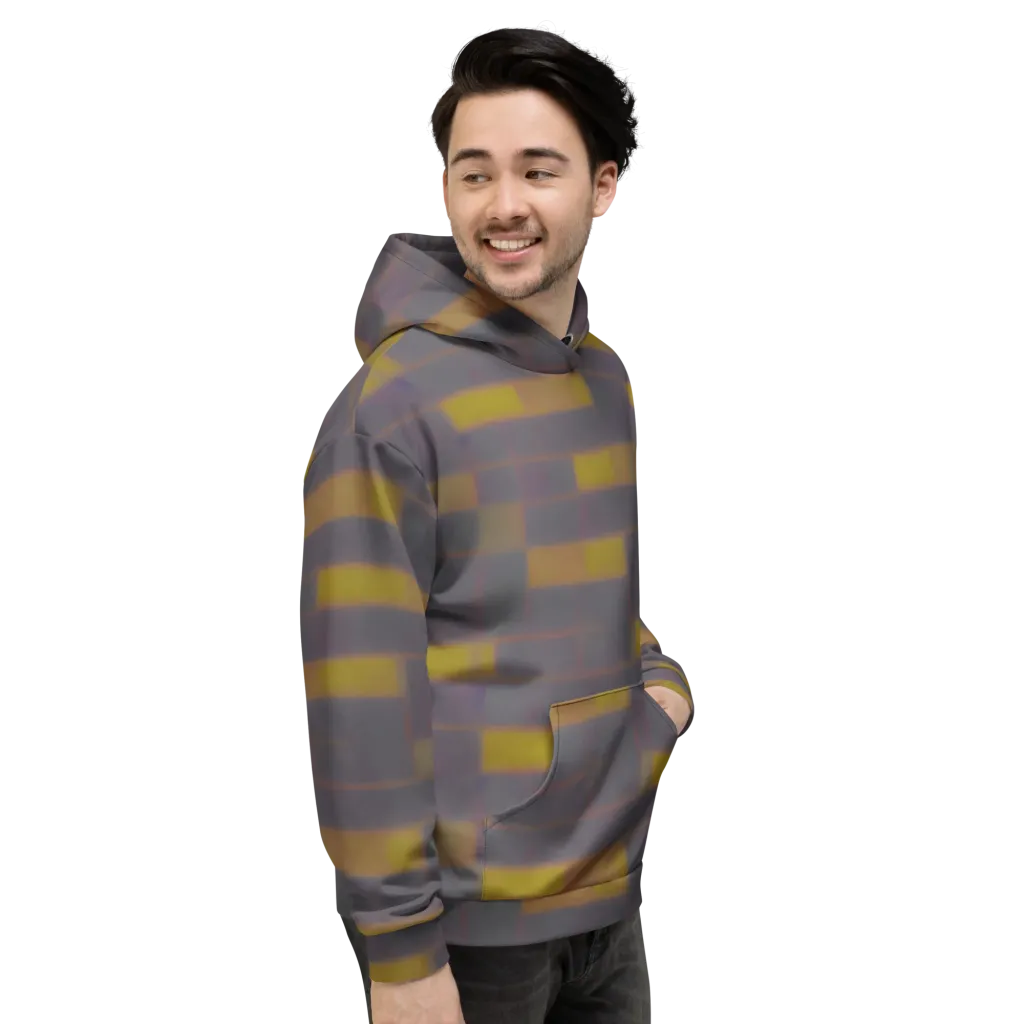 Dusky Mosaic on Hoodie — Right