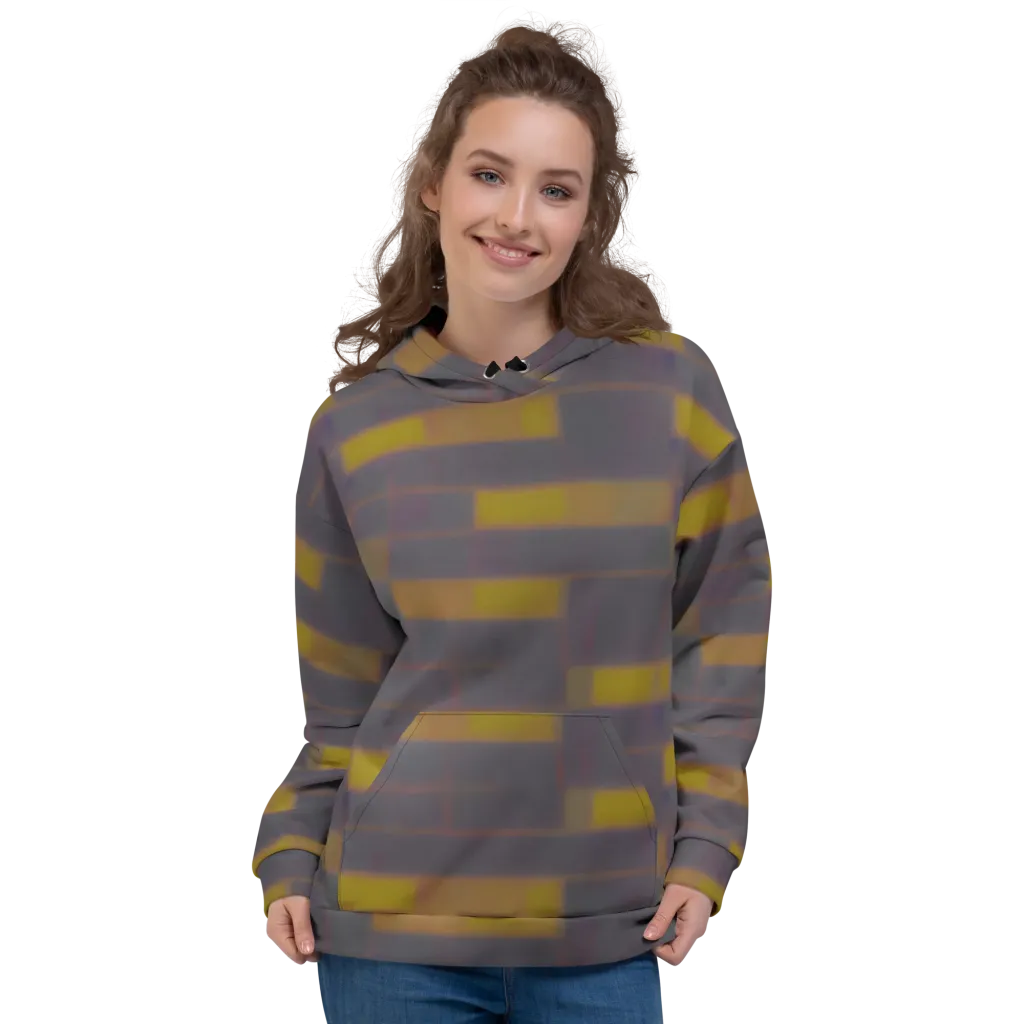 Dusky Mosaic on Hoodie — Front