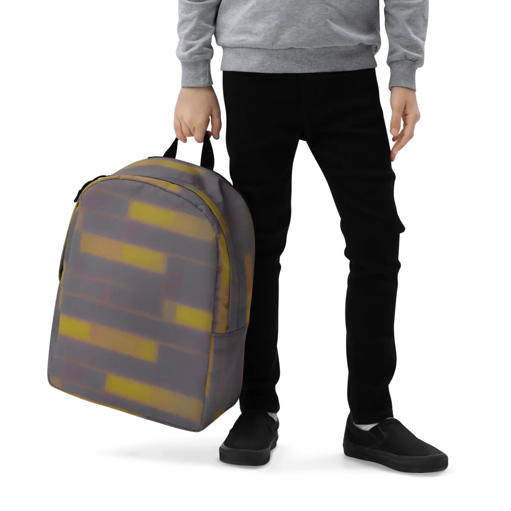 Dusky Mosaic on Minimalist Backpack — Zoomed-in