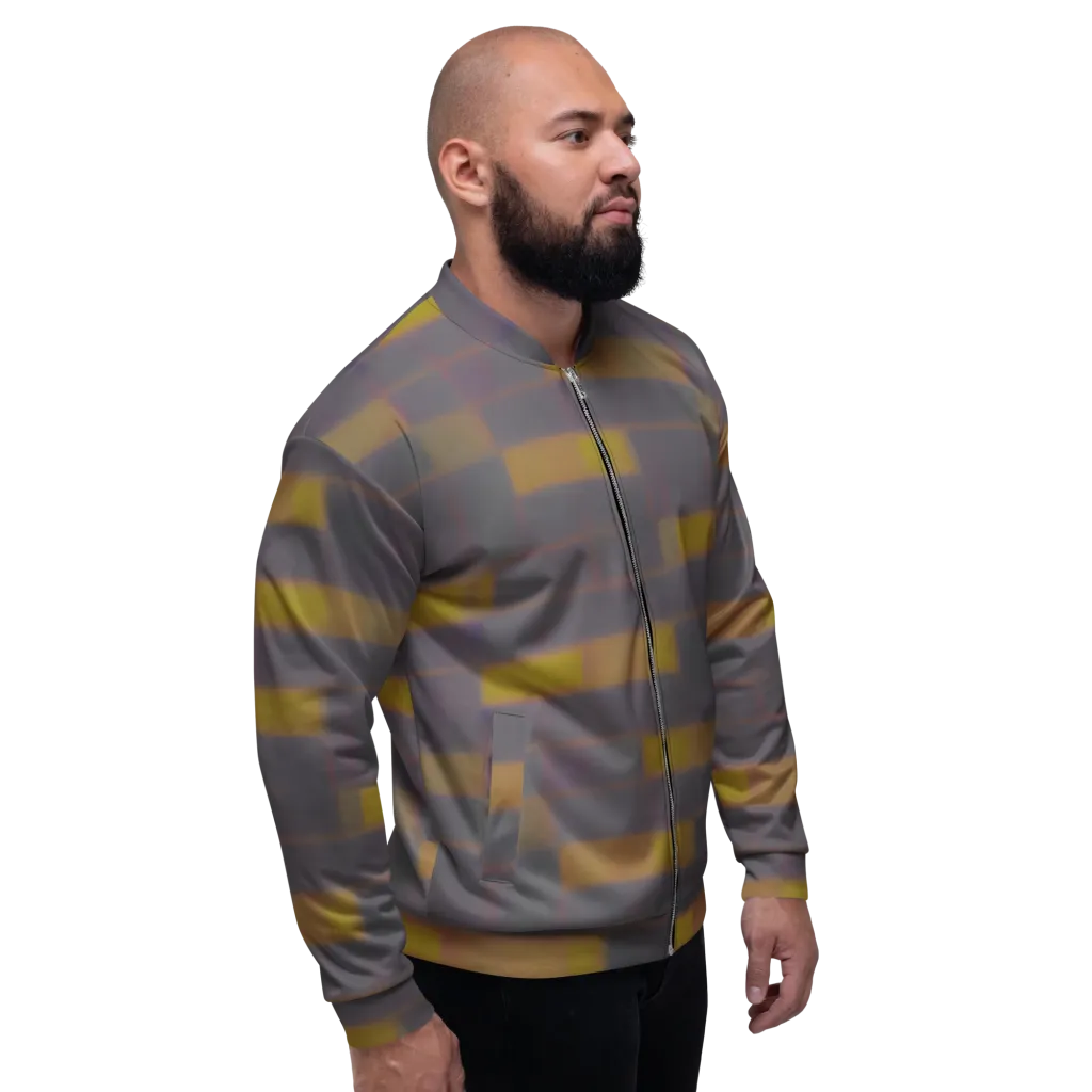 Dusky Mosaic on Bomber Jacket — Right