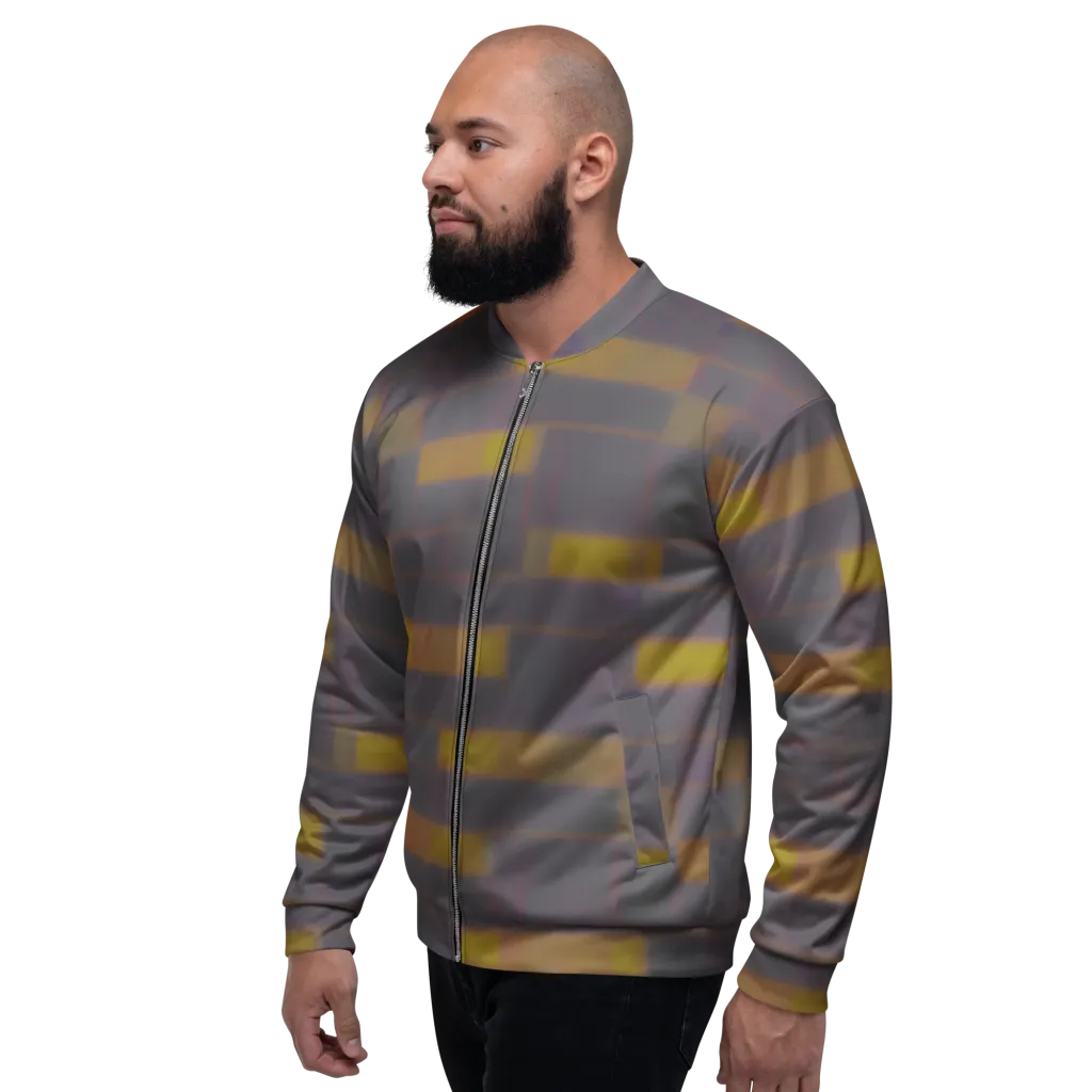 Dusky Mosaic on Bomber Jacket — Left