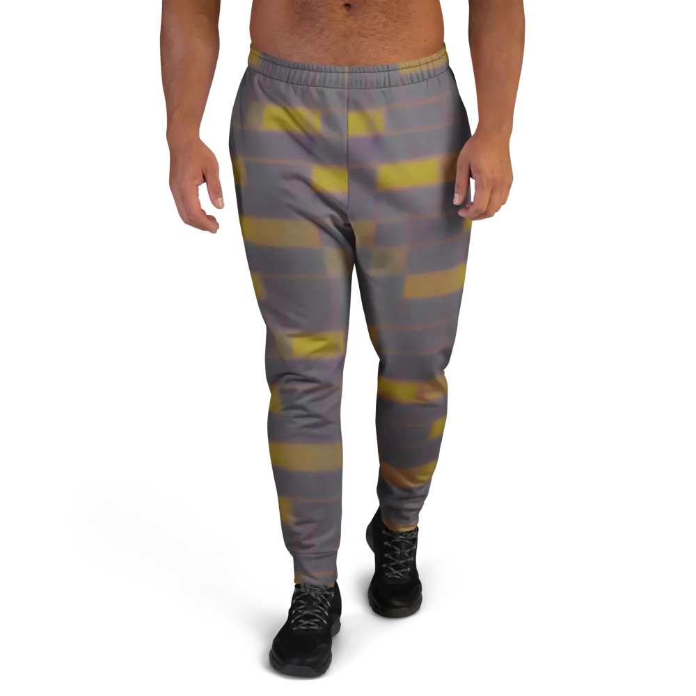 Dusky Mosaic on Men's Joggers — Front