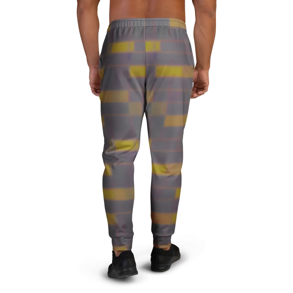 Dusky Mosaic on Men's Joggers — Back