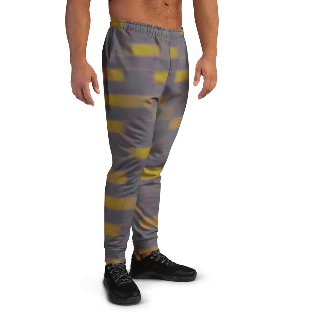 Dusky Mosaic on Men's Joggers — Right