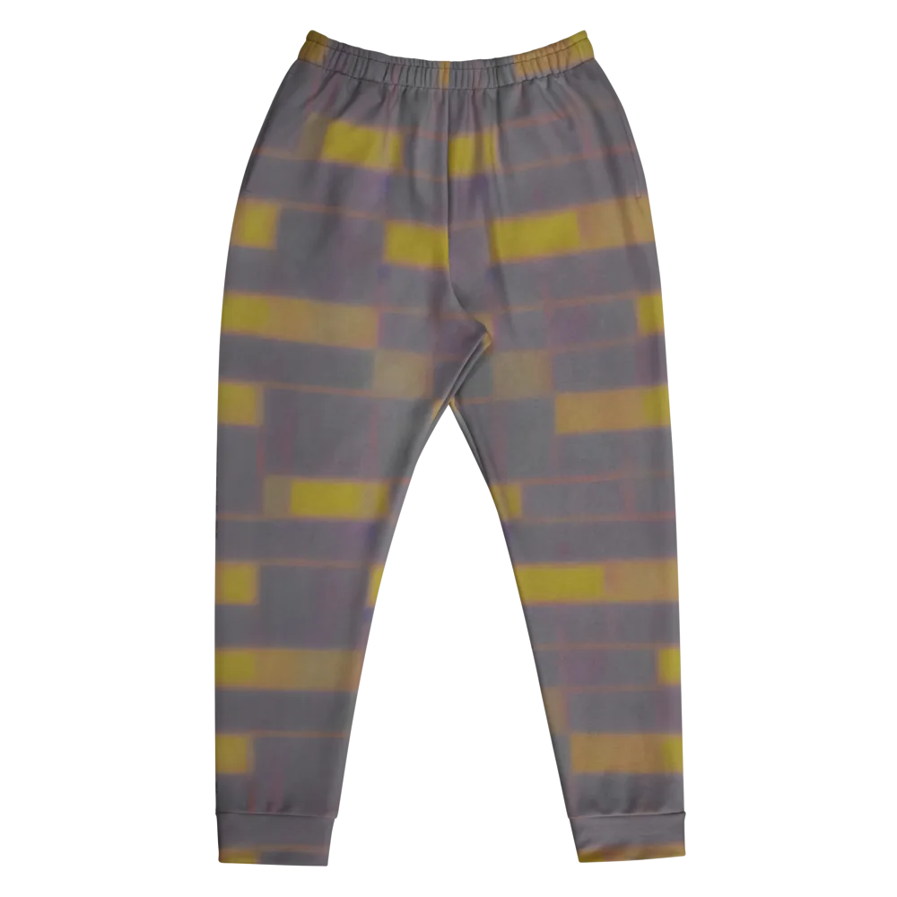 Dusky Mosaic on Men's Joggers — Front