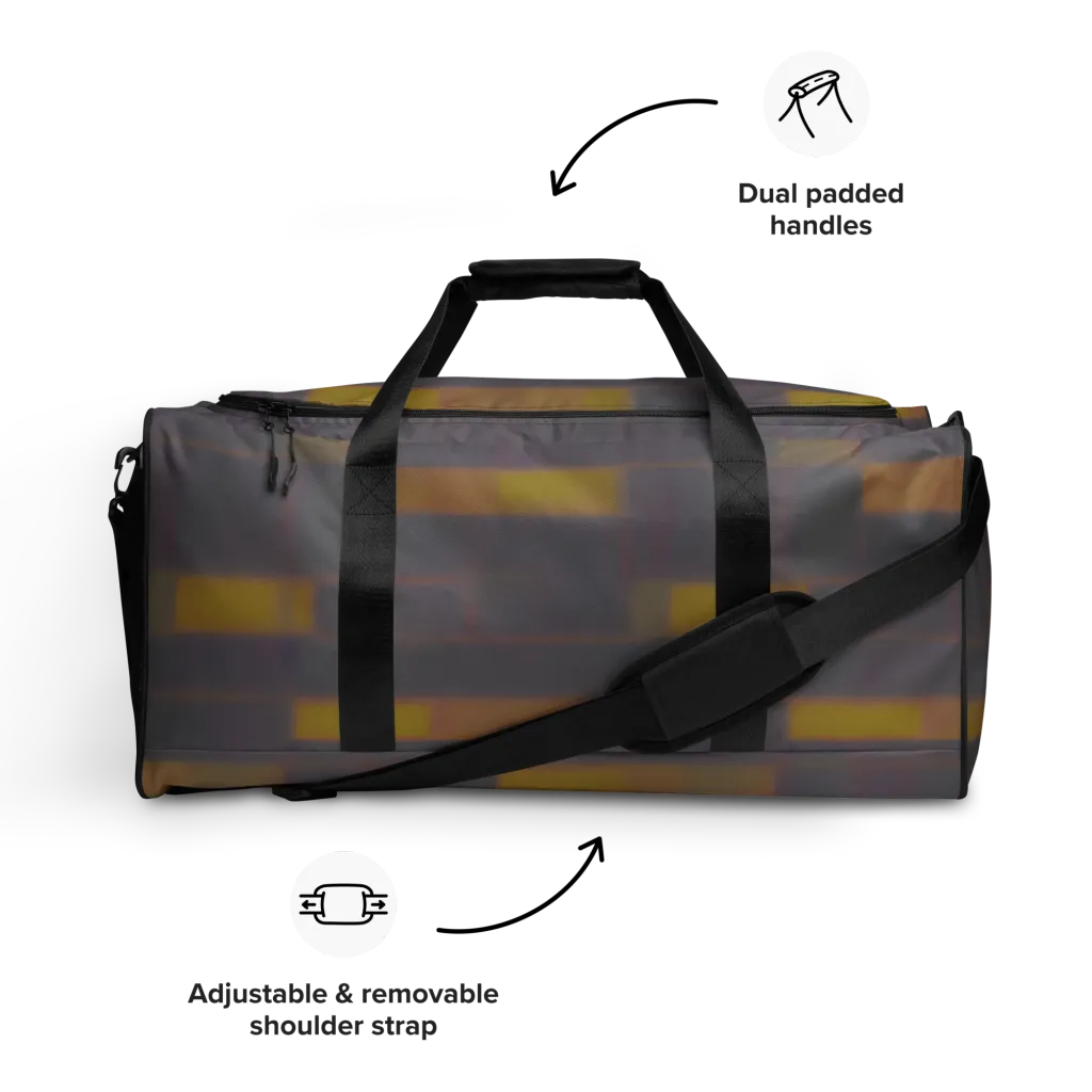 Dusky Mosaic on Duffle Bag — Front