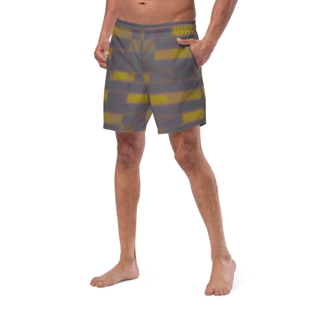 Dusky Mosaic on Swim Trunks — Left Front