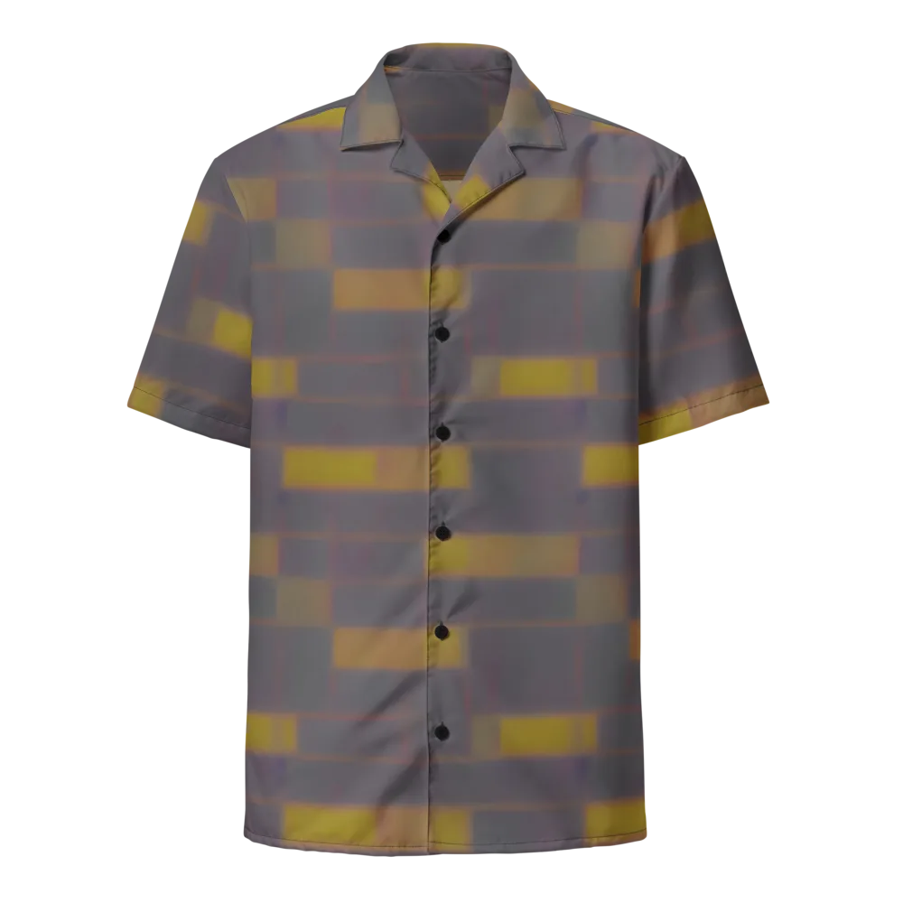 Dusky Mosaic on Button Shirt — Front