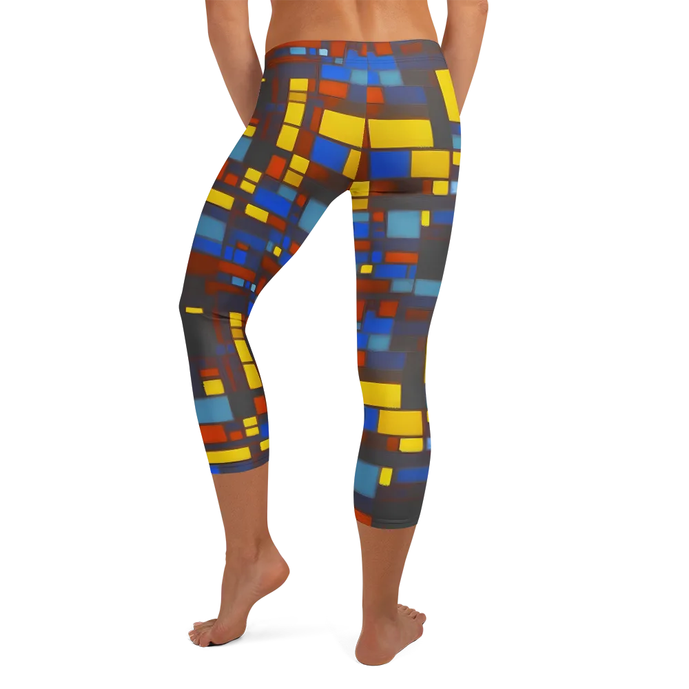 Solar Circuit on Capri Leggings — Back