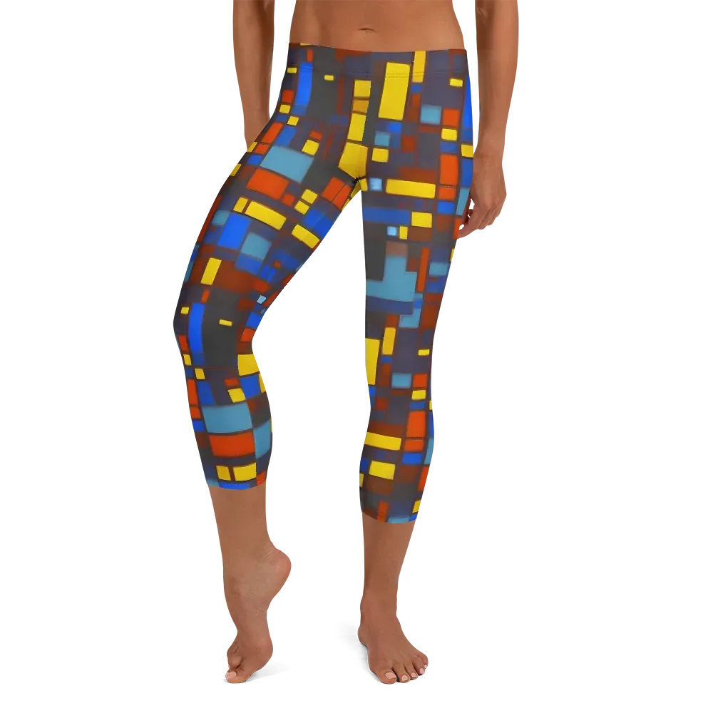 Solar Circuit on Capri Leggings — Front