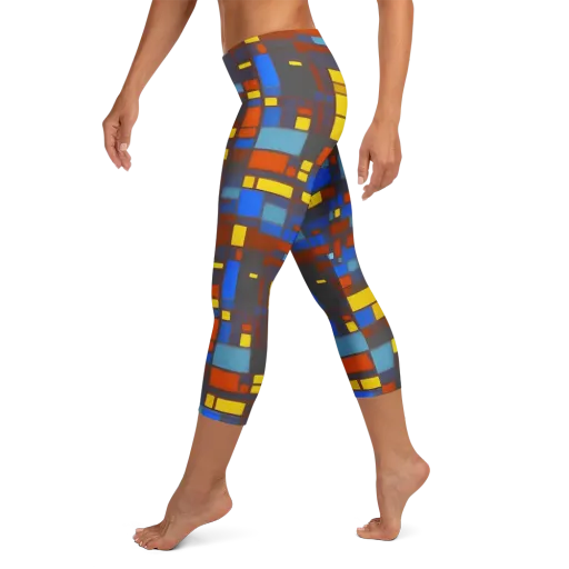 Solar Circuit on a Capri Leggings