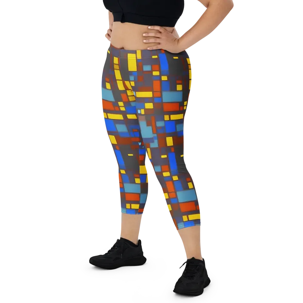 Solar Circuit on Capri Leggings — Front