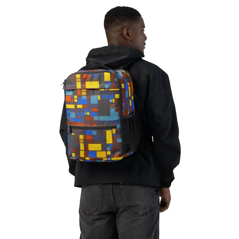 Solar Circuit on Utility Backpack — Back