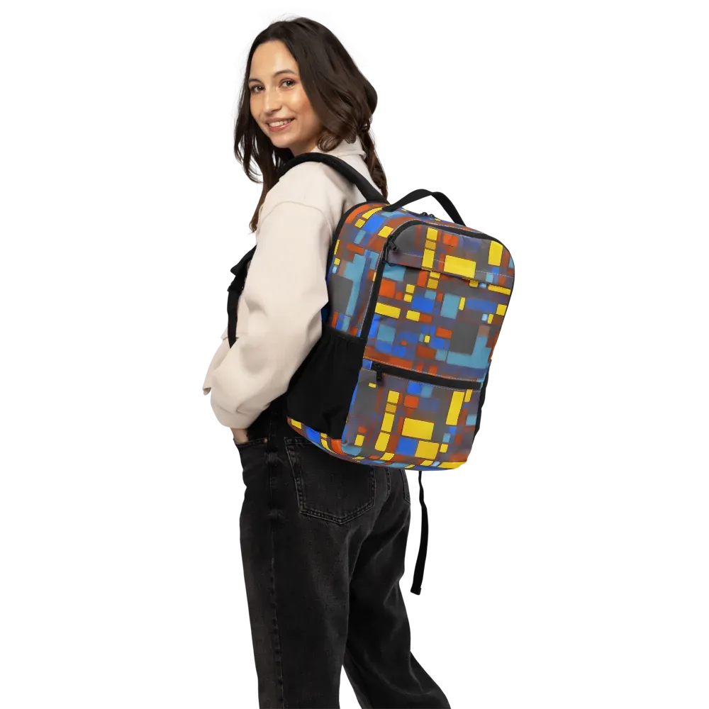 Solar Circuit on Utility Backpack — Back