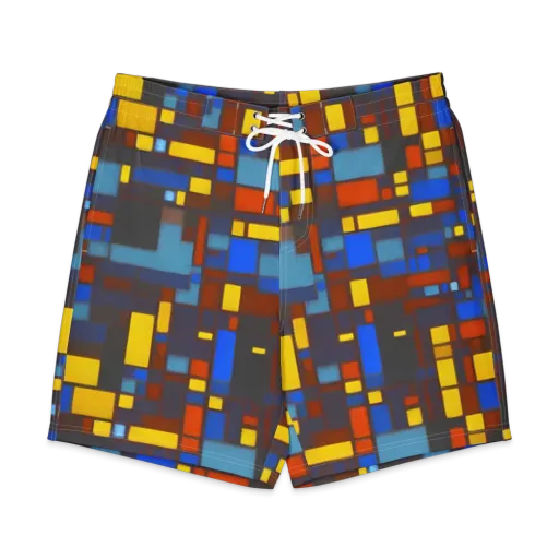 Solar Circuit on a Men's Board Shorts