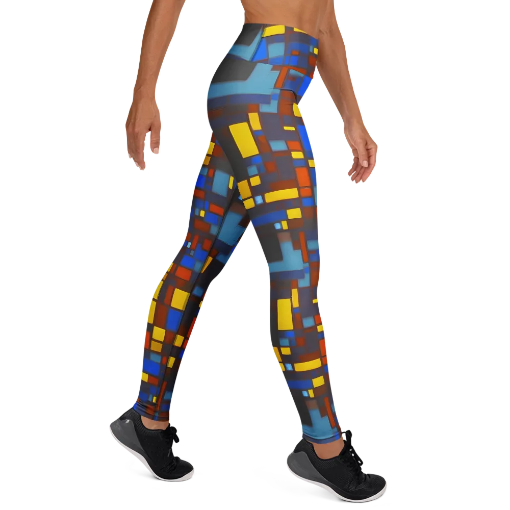 Solar Circuit on Yoga Leggings — Right