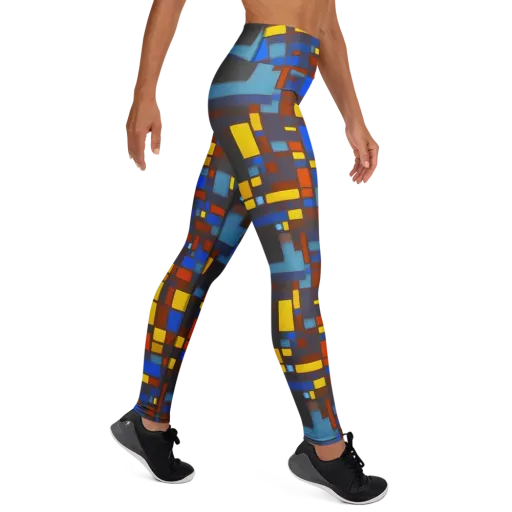 Solar Circuit on a Yoga Leggings