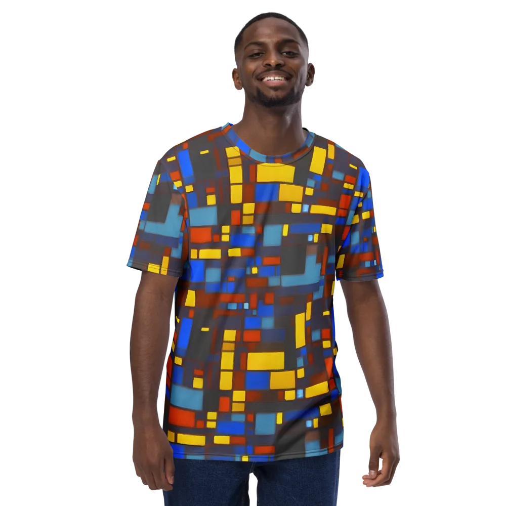 Solar Circuit on Men's Crew Neck T-Shirt — Front