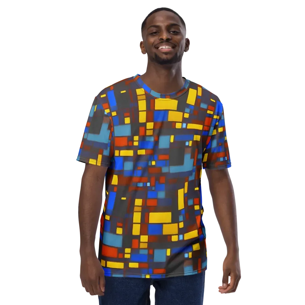 Solar Circuit on Men's Crew Neck T-Shirt — Front