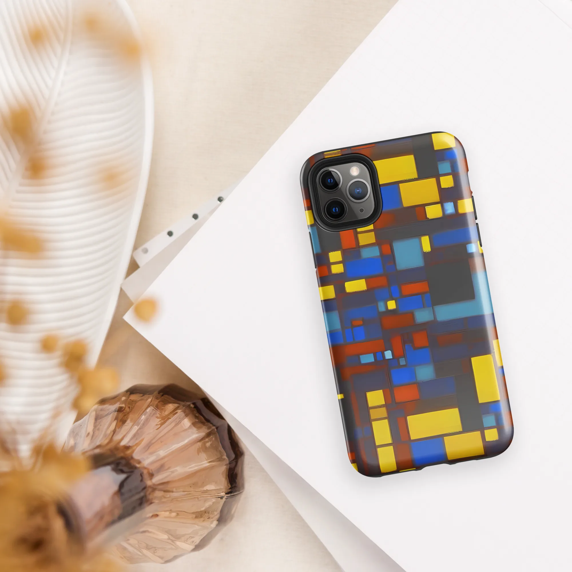 Solar Circuit on Tough Case for iPhone® — Front