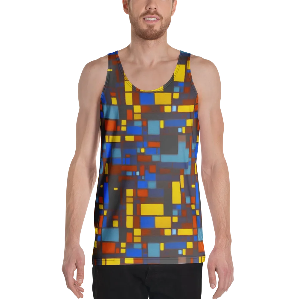 Solar Circuit on Men's Tank Top — Front