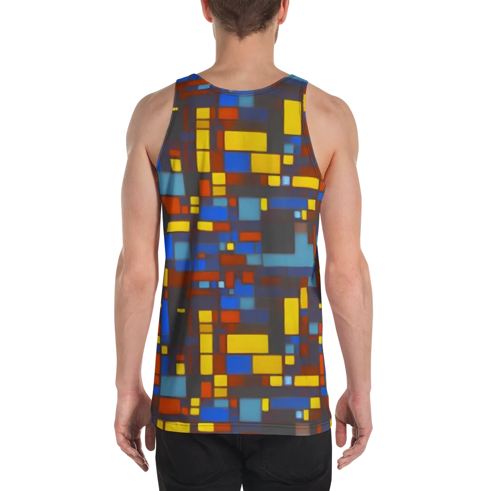 Solar Circuit on Men's Tank Top — Back