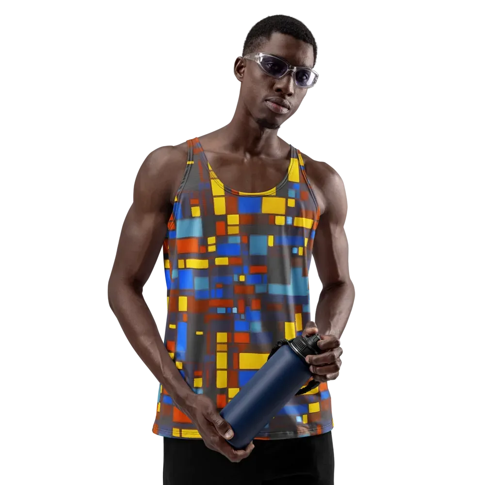 Solar Circuit on Men's Tank Top — Front