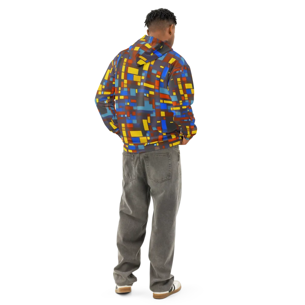 Solar Circuit on Cotton Hoodie — Back